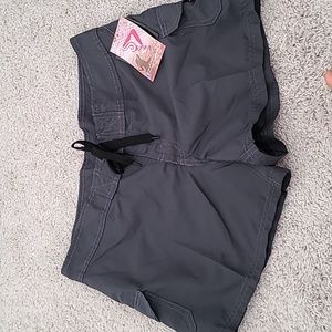 Kanu surf Women's Breeze Solid Stretch Boardshort, size 8, charcoal